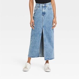 Universal Thread Maxi Denim Skirt